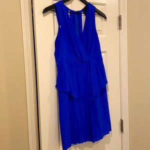 Blue Silk Dress